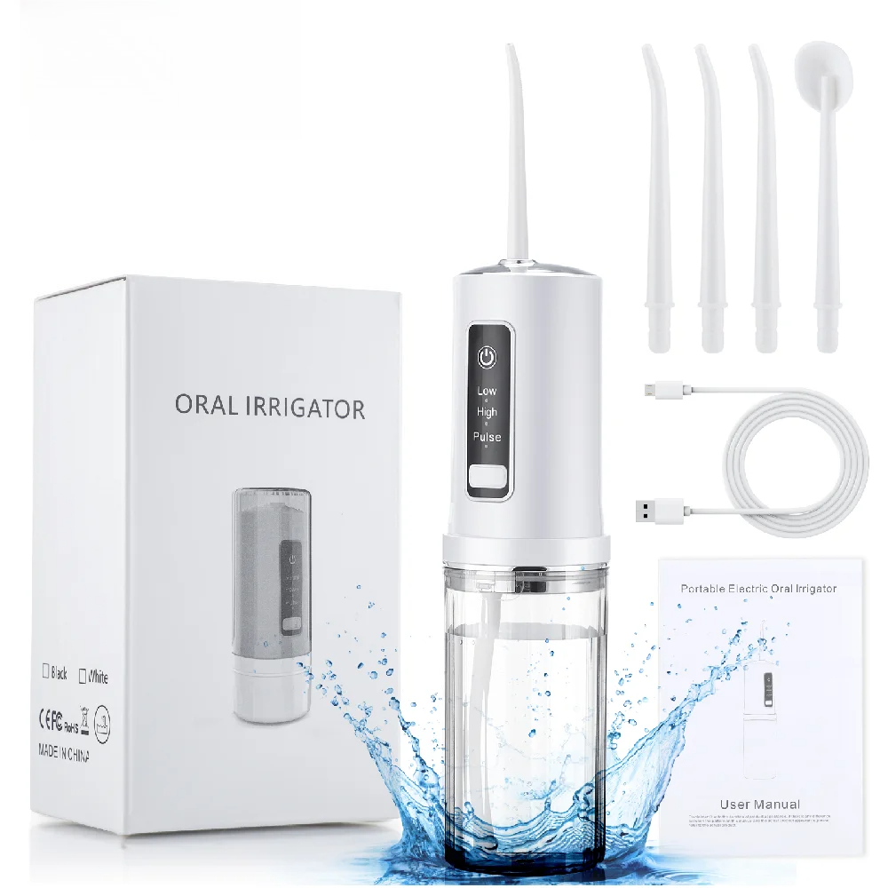 Oral Irrigator Flosser - جهاز تنظيف الأسنان بالماء المحمول سعة
