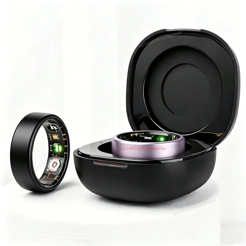 Women'S Health & Wellness Center - خاتم ذكي R10 مع علبة شحن