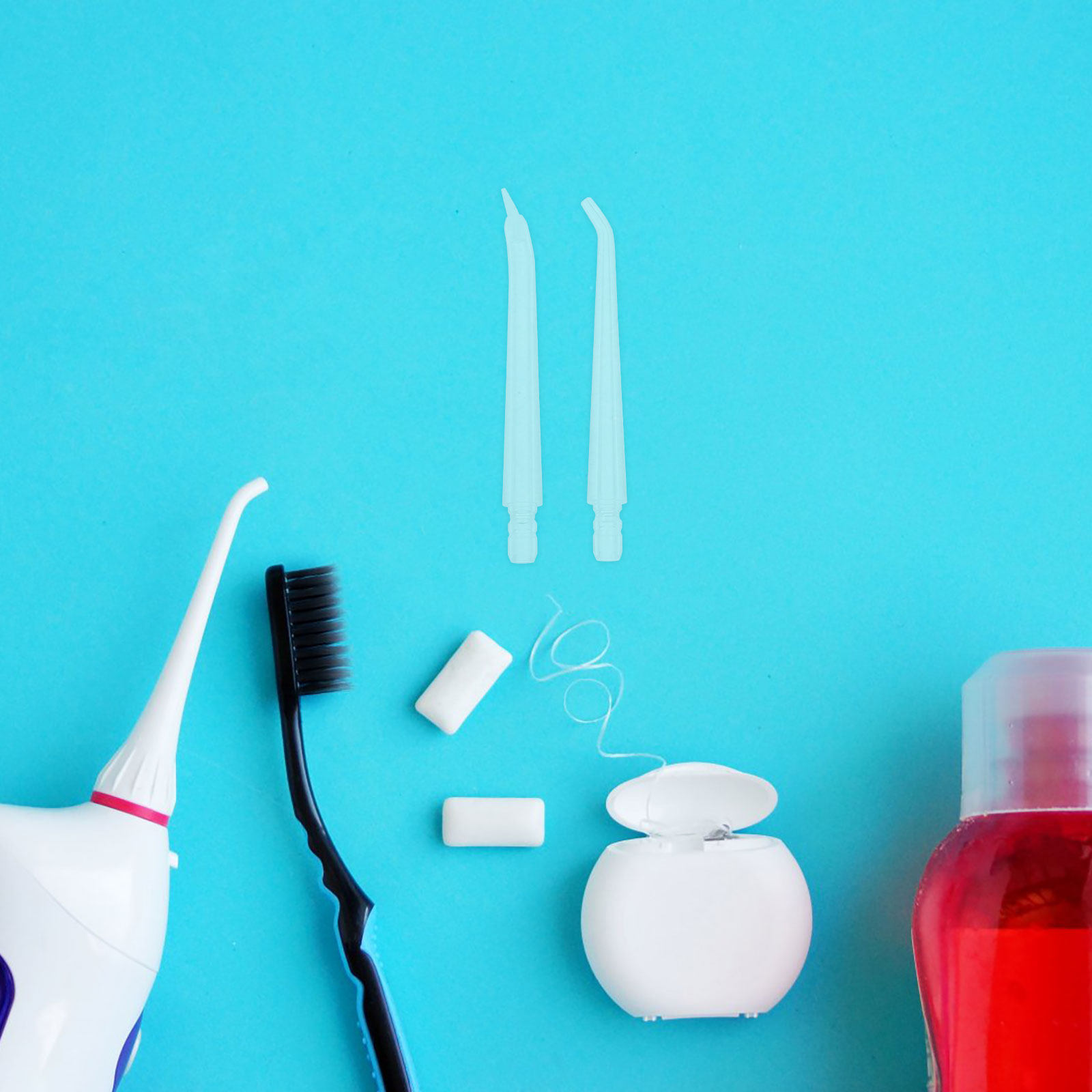 4 قطع من فوهات تنظيف الأسنان ا - مراجعة Oral Irrigator Flosser وسعره