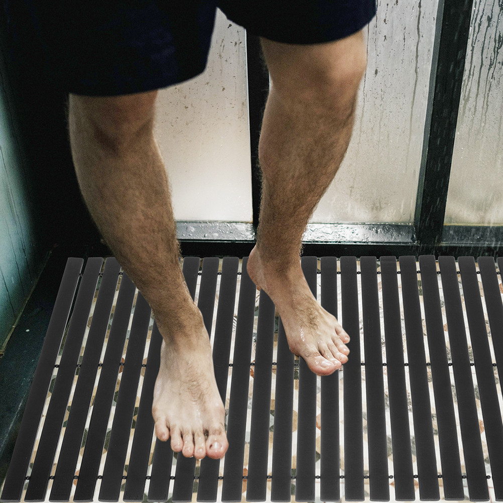سجادة حمام من الخيزران مضادة ل - مراجعة Bamboo Bath Mat وسعره