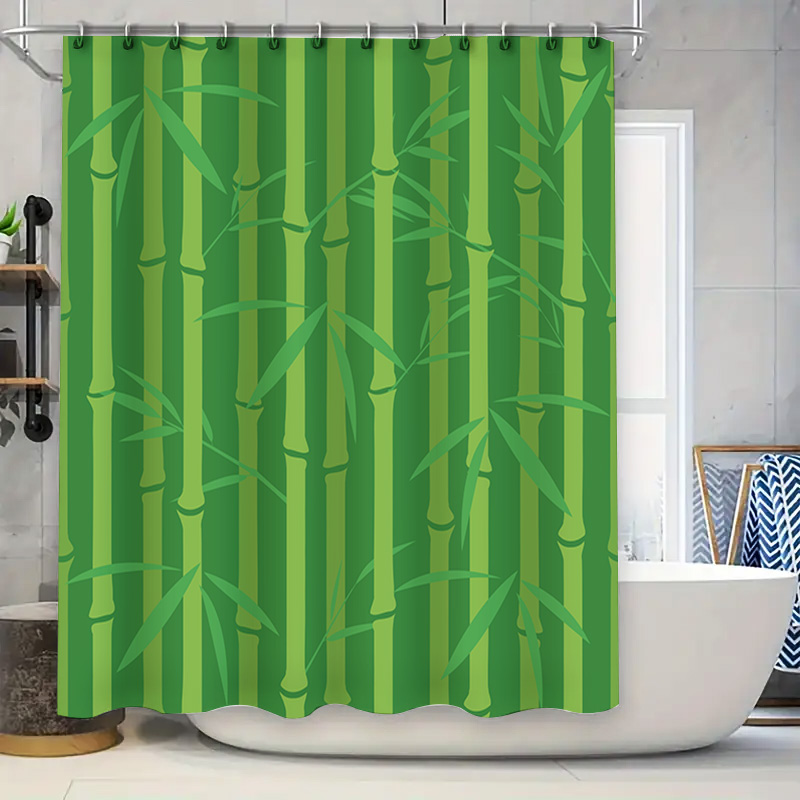 ستارة دش من الخيزران الأخضر مع - مراجعة Bamboo Bath Mat وسعره