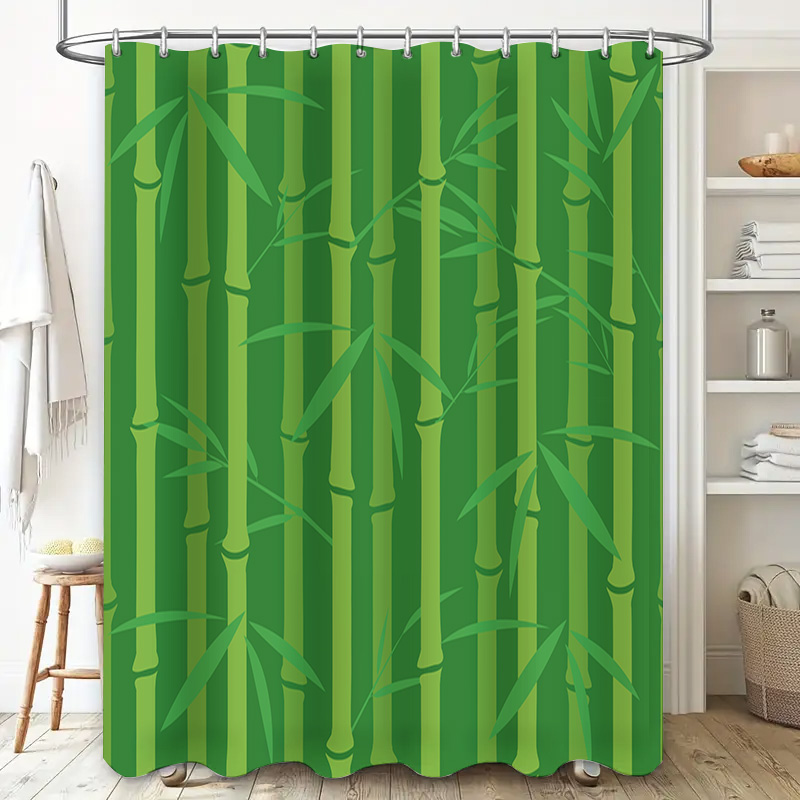 ستارة دش من الخيزران الأخضر مع - مراجعة Bamboo Bath Mat وسعره