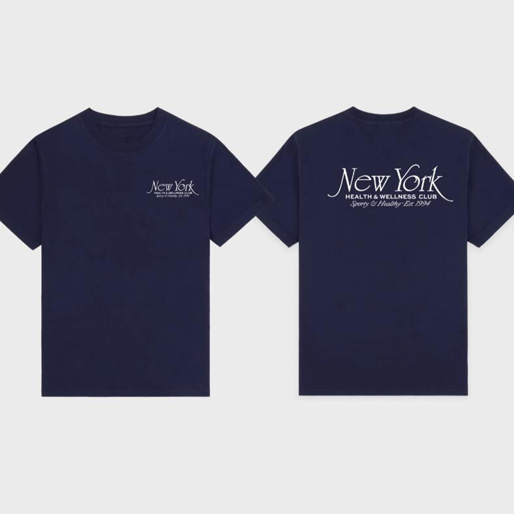 تي شيرتات نسائية بطباعة حروف ن - مراجعة Health Wellness New York وسعره
