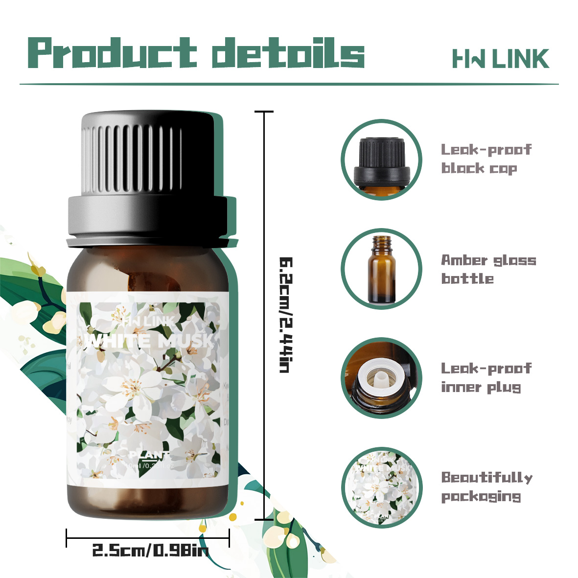 زيوت المسك الأبيض العطرية 10 م - مراجعة Aromatherapy Diffuser وسعره