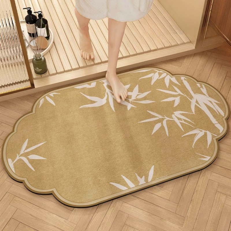 سجادة حمام جديدة بنمط صيني من  - مراجعة Bamboo Bath Mat وسعره