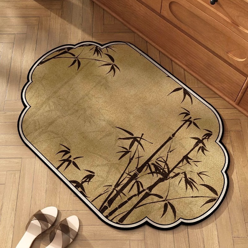 سجادة حمام جديدة بنمط صيني من  - مراجعة Bamboo Bath Mat وسعره