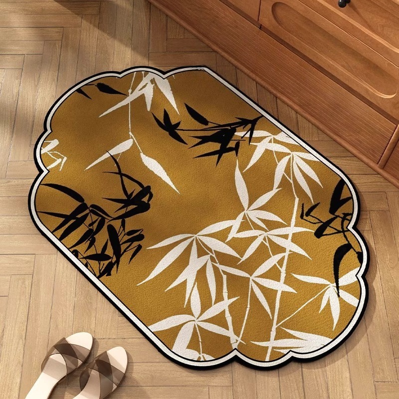 سجادة حمام جديدة بنمط صيني من  - مراجعة Bamboo Bath Mat وسعره