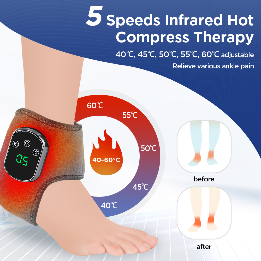 1/2 قطعة مدلك الكاحل الكهربائي - مراجعة Ankle Brace Support وسعره