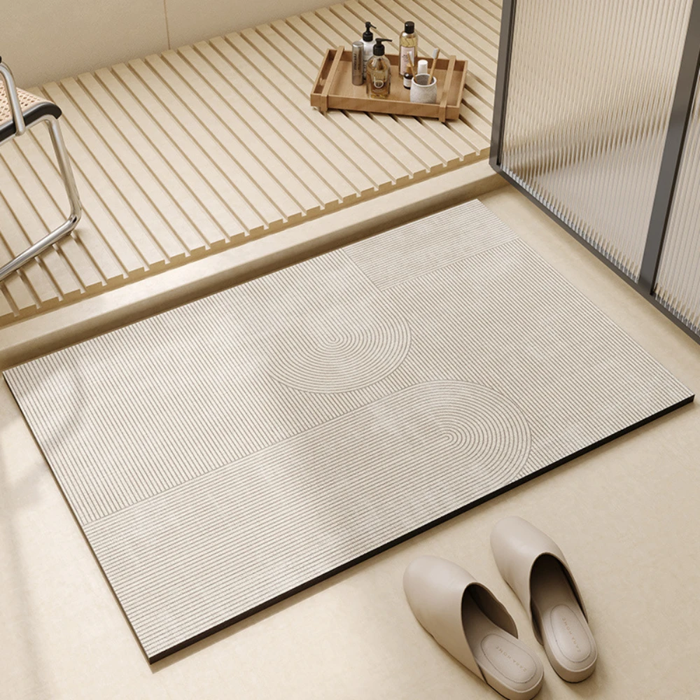 سجادة حمام من الدياتوم بخطوط ه - مراجعة Bamboo Bath Mat وسعره