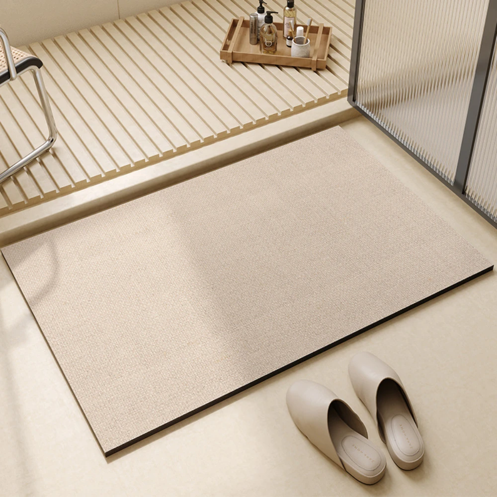 سجادة حمام من الدياتوم بخطوط ه - مراجعة Bamboo Bath Mat وسعره
