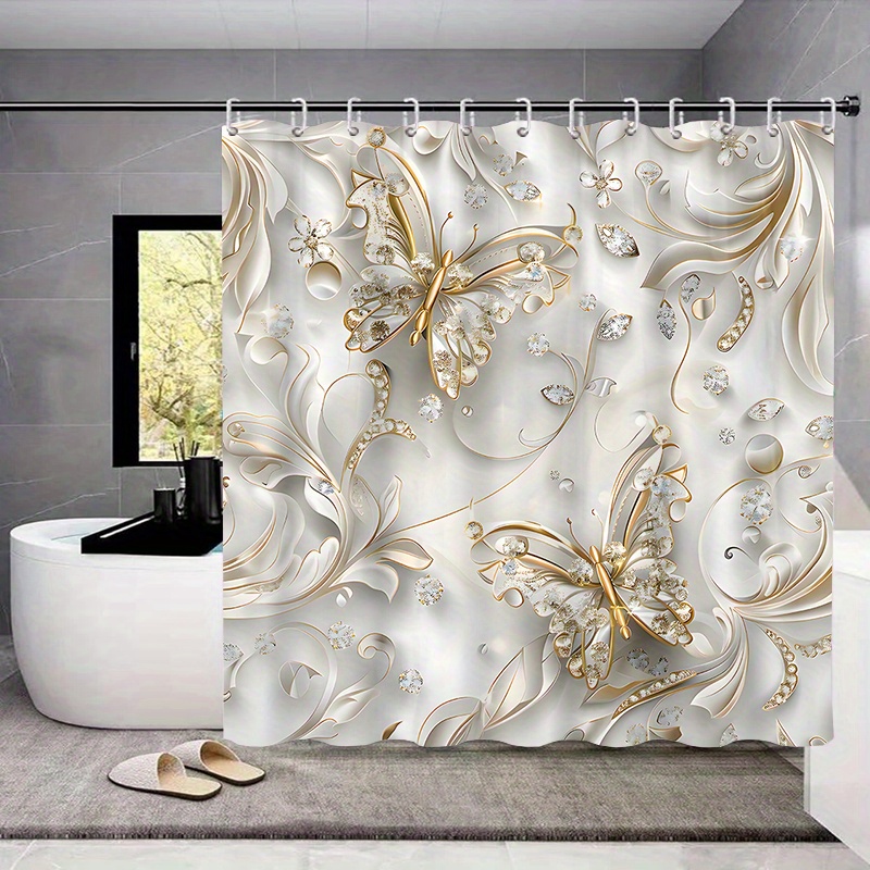 طقم ستائر دش على شكل فراشة أني - مراجعة Bamboo Bath Mat وسعره