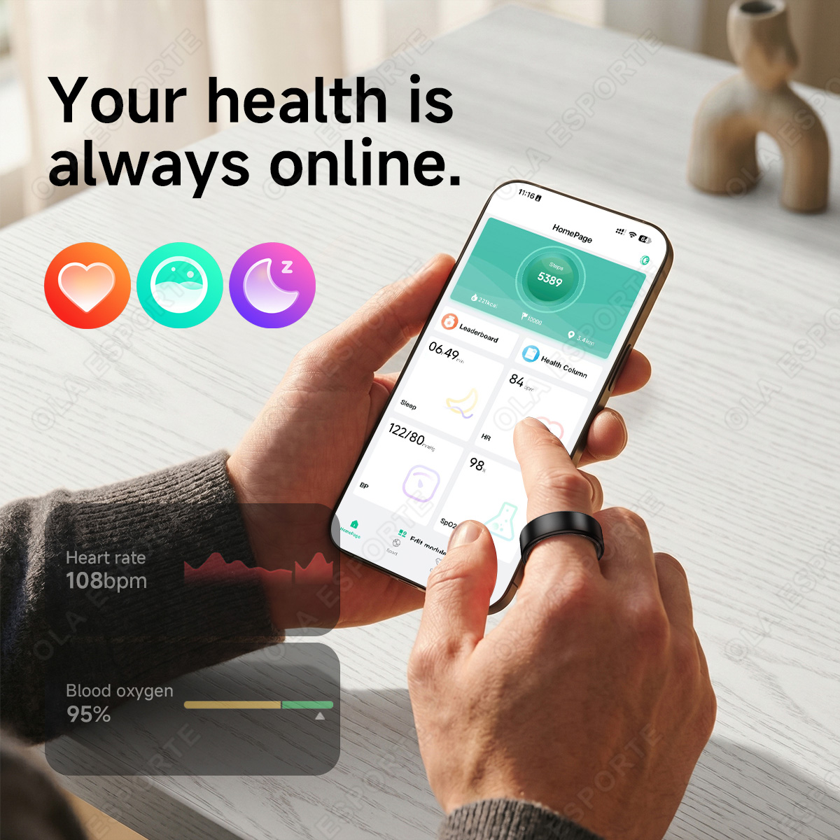 خاتم ذكي R10 مع علبة شحن متعدد - مراجعة Women'S Health & Wellness Center وسعره
