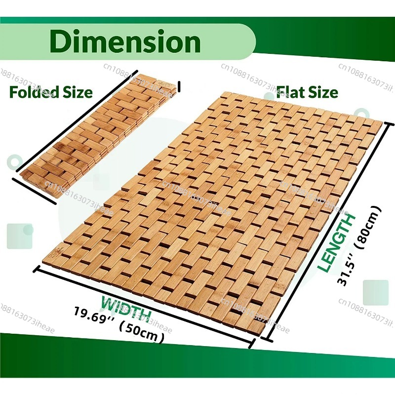 سجادة حمام من الخيزران للحمام، - مراجعة Bamboo Bath Mat وسعره