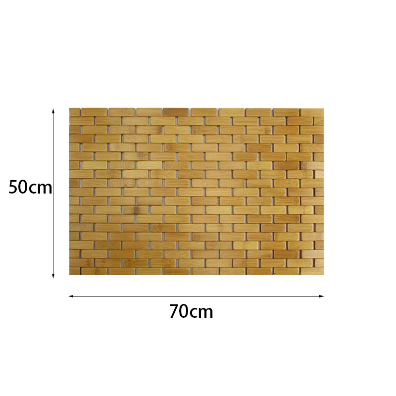 خشب الساج حمام حصيرة قدم دش ال - مراجعة Bamboo Bath Mat وسعره