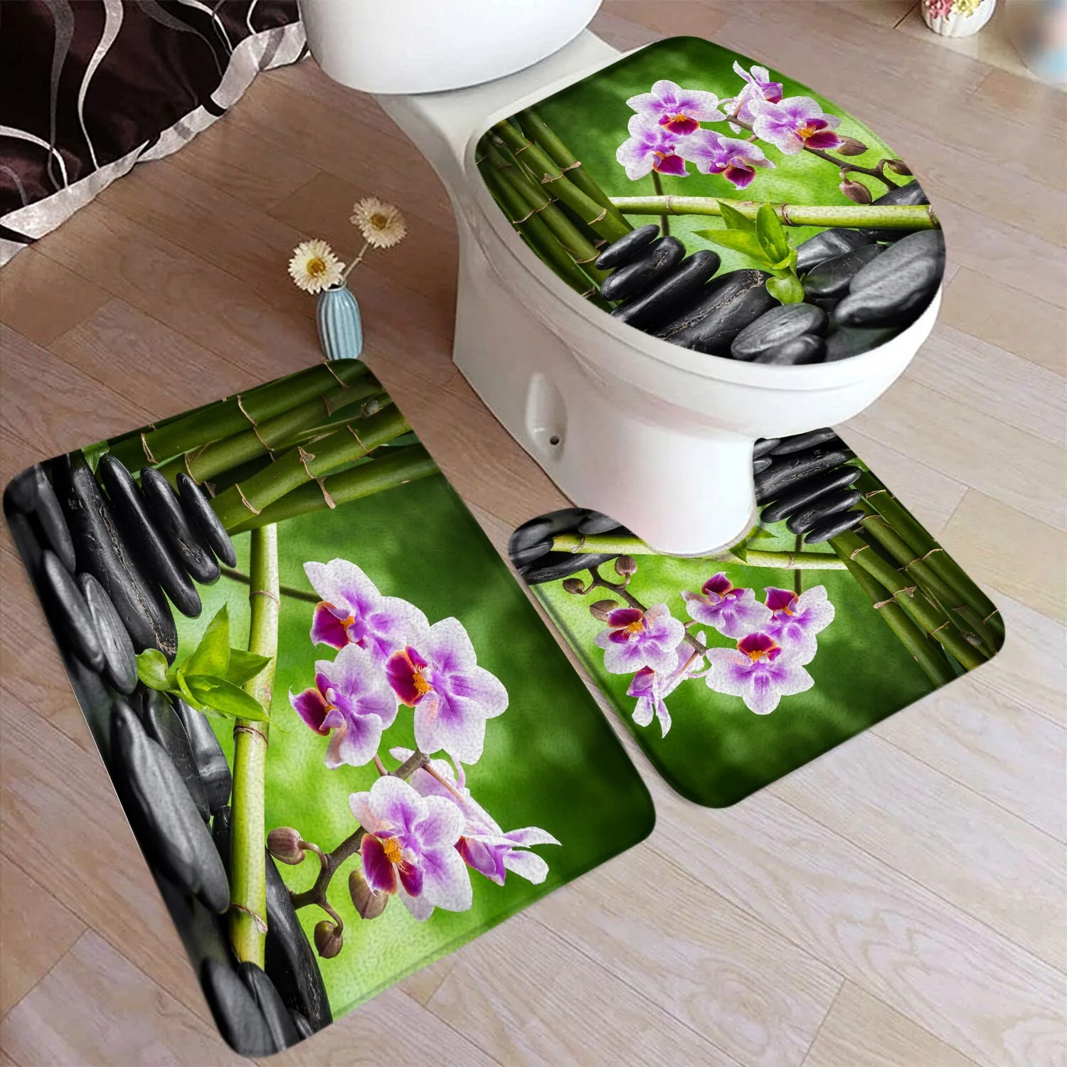 طقم سجاد حمام من الخيزران الأخ - مراجعة Bamboo Bath Mat وسعره