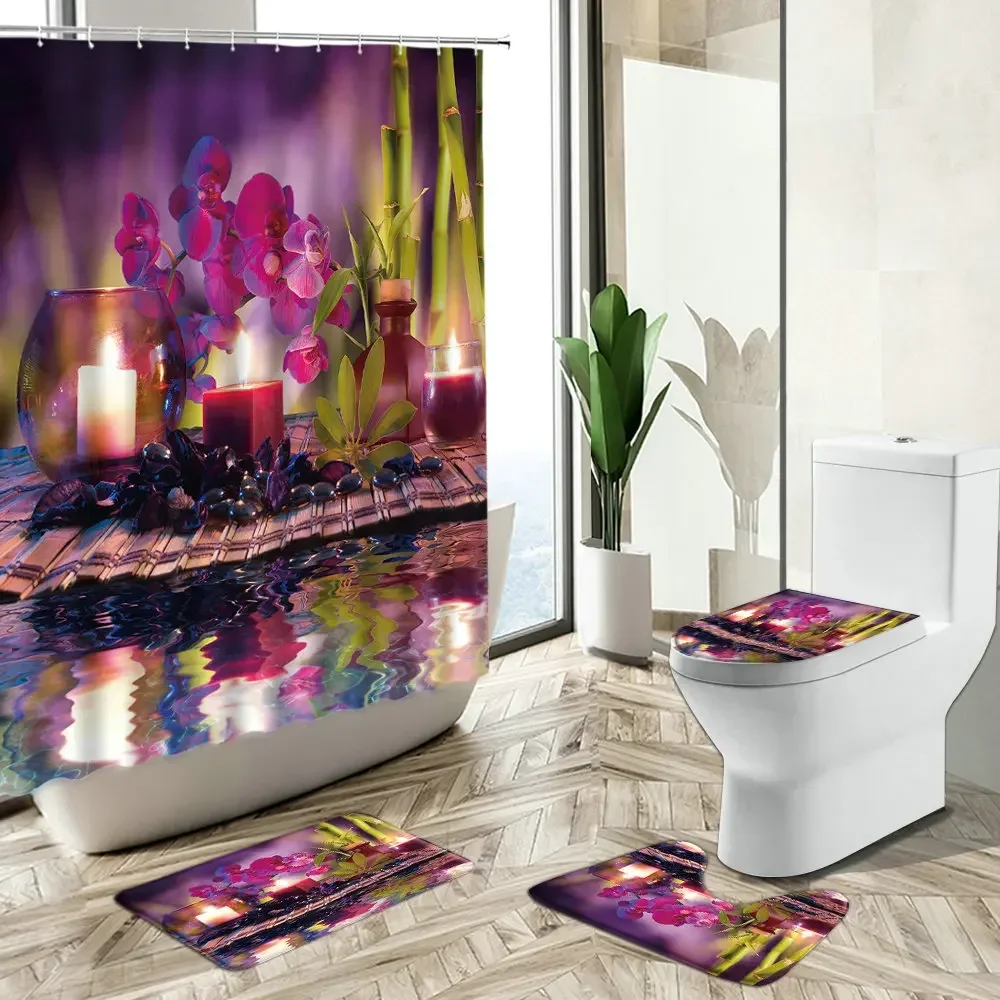 ستارة حمام بتصميم الأوركيد الأ - مراجعة Bamboo Bath Mat وسعره